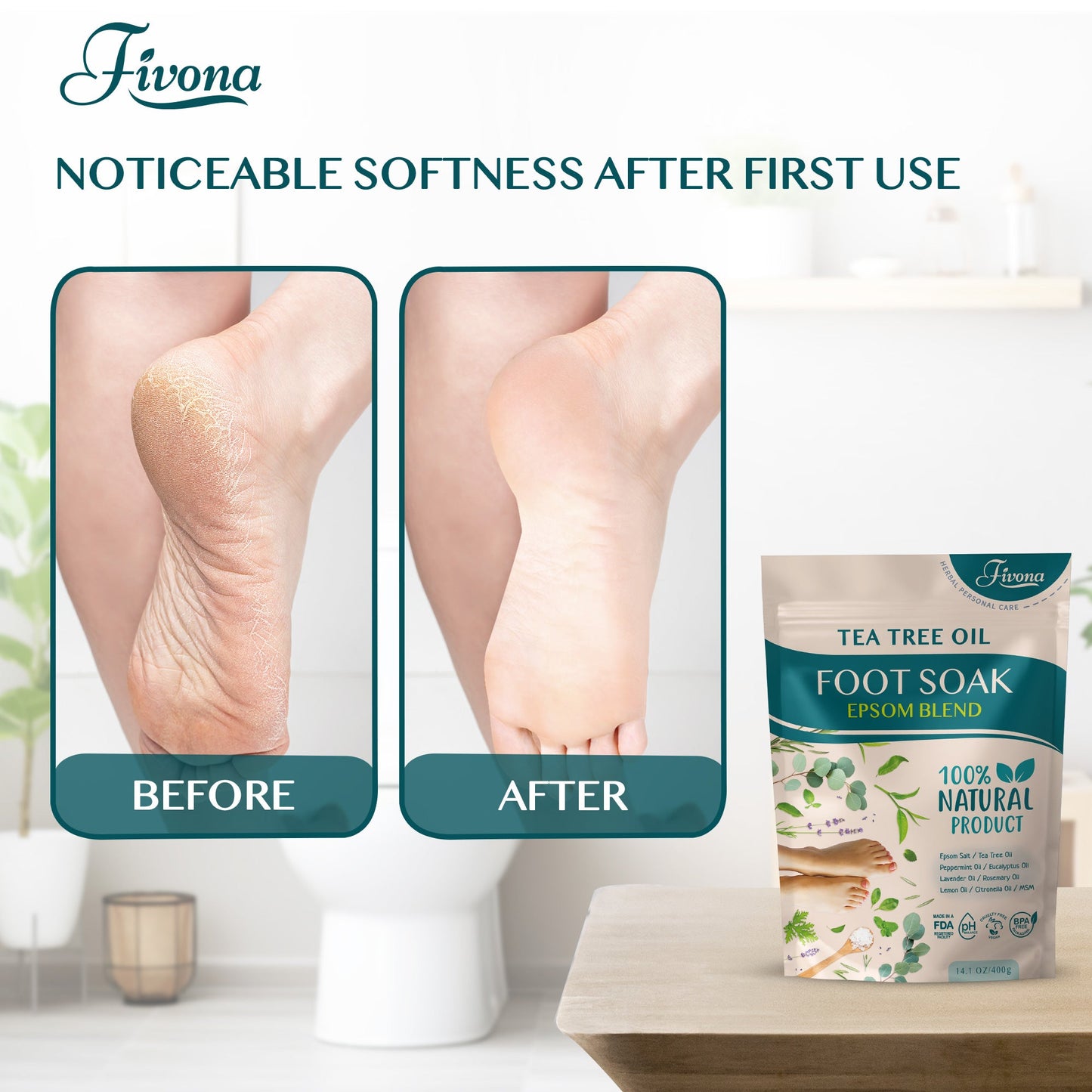 Foot Soak Blend with Tea Tree 14.1oz