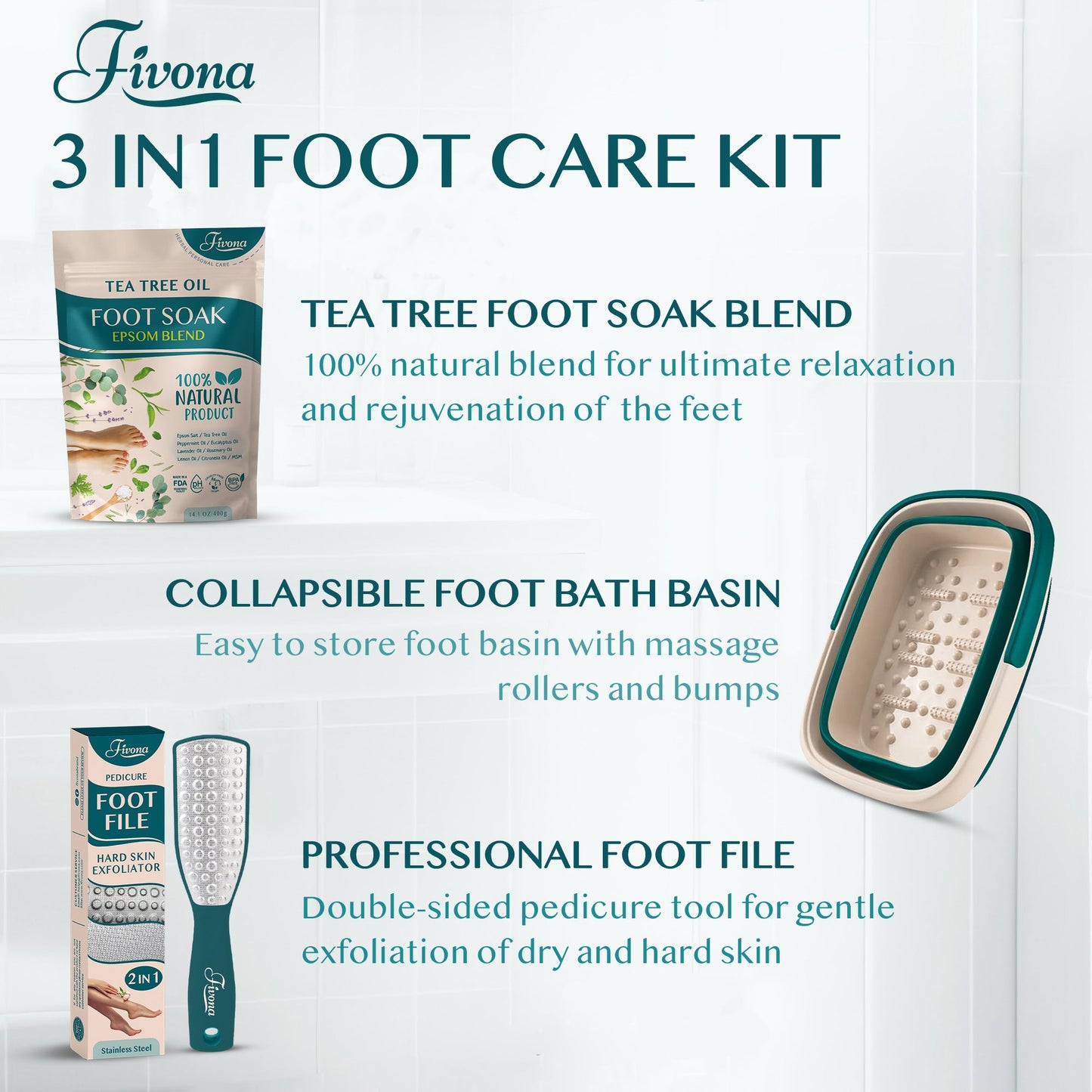 Foot Care Kit 3 in 1