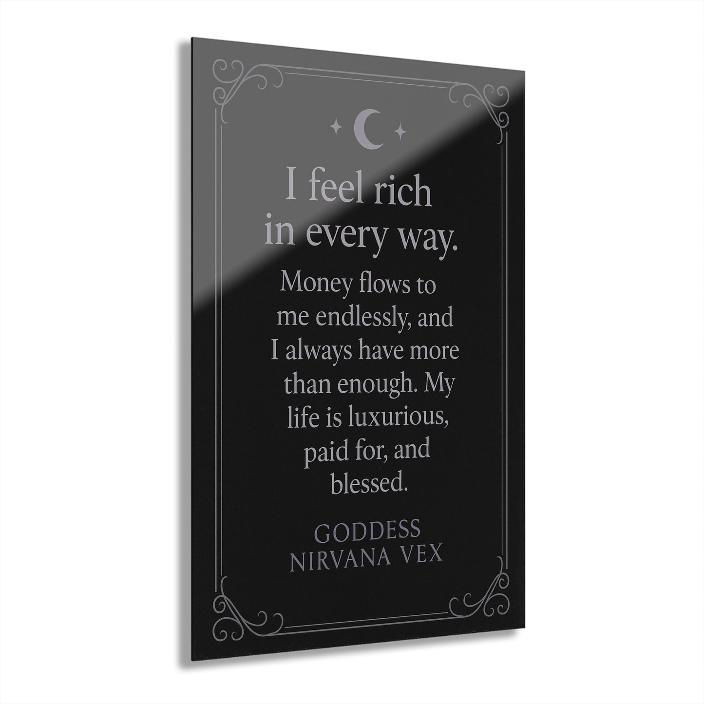 'I Feel Rich in Every Way' Acrylic Print