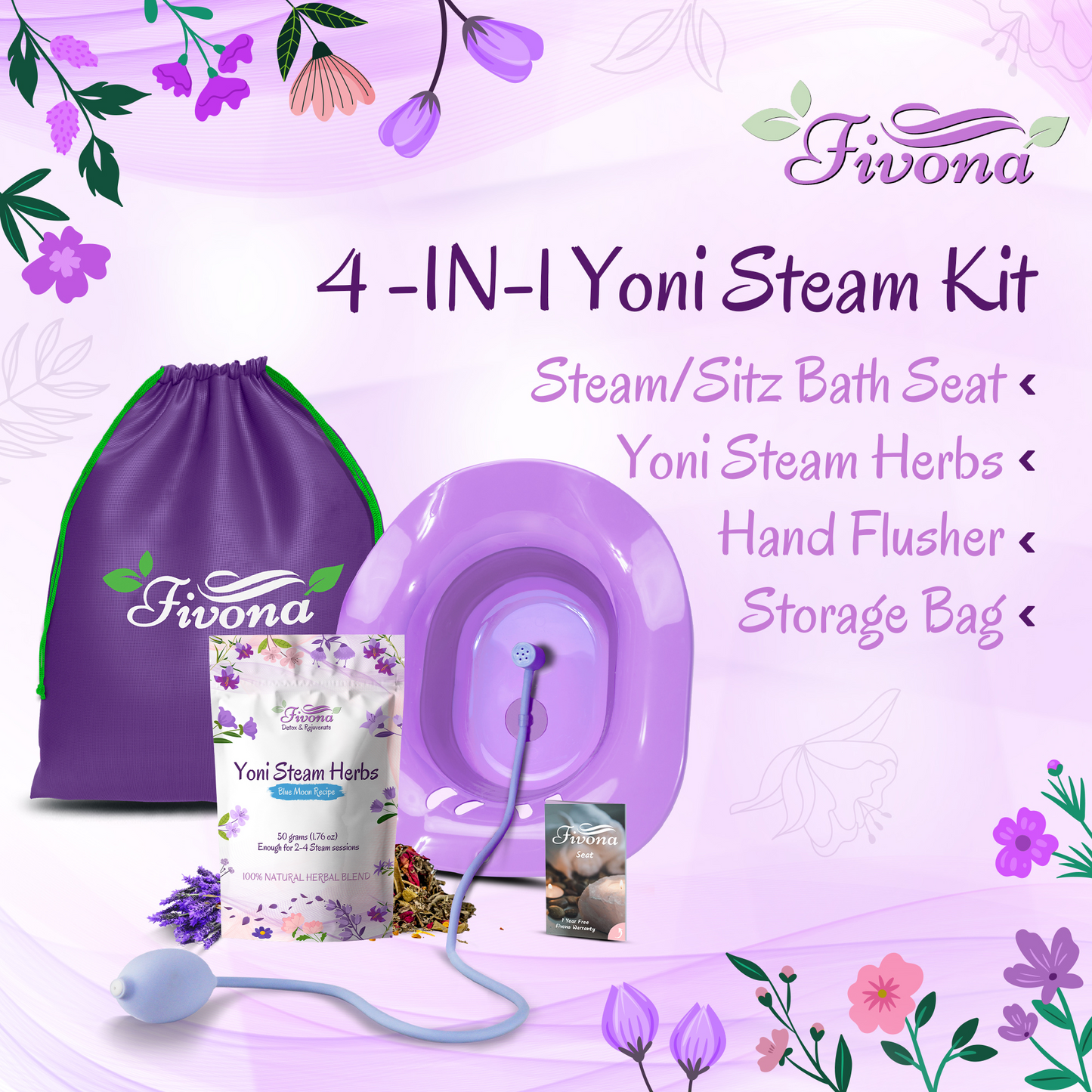 4 in 1 Yoni Steaming Kit
