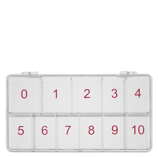 Nail Tip Box - Clear Empty