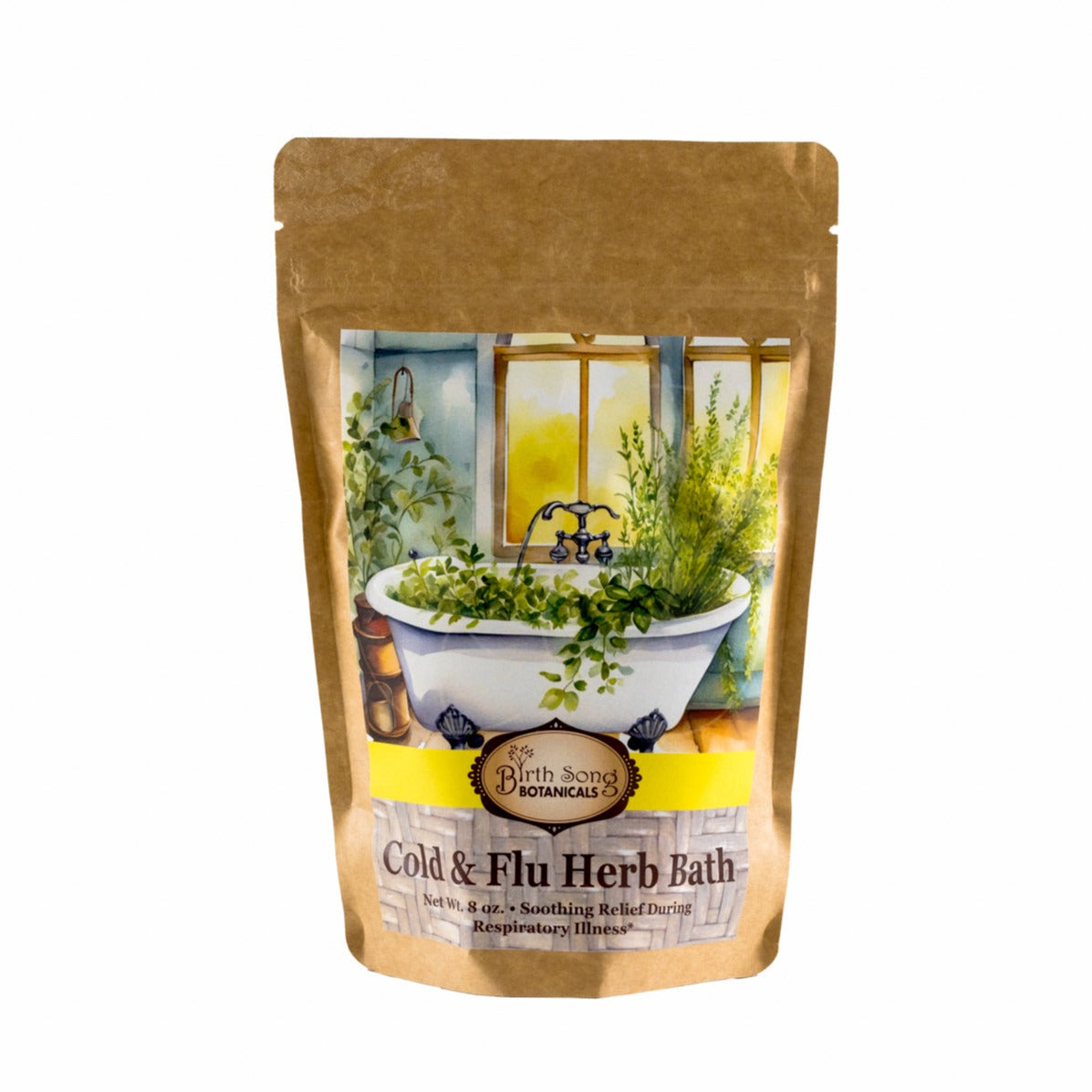 Cold and Flu Herbal Bath* with Eucalyptus 16 oz.