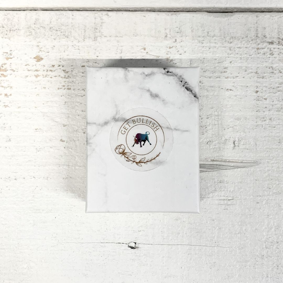 Forestcore Toadstool Mushroom Charm Necklace in Gold in a Gift Box