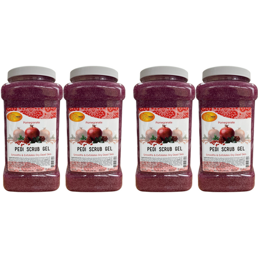 *Case Pomegranate Pedi Scrub Gel - (4 x 128oz)