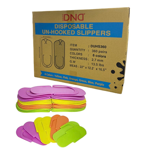 *DND Disposable Pedicure Slippers - 360  Pairs Case