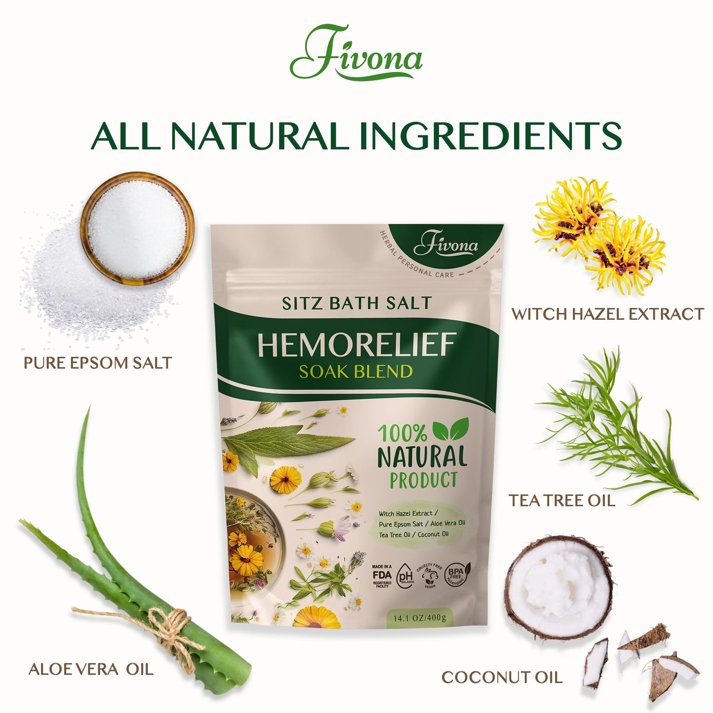 2 in 1 Hemorelief Sitz Bath Soak Kit