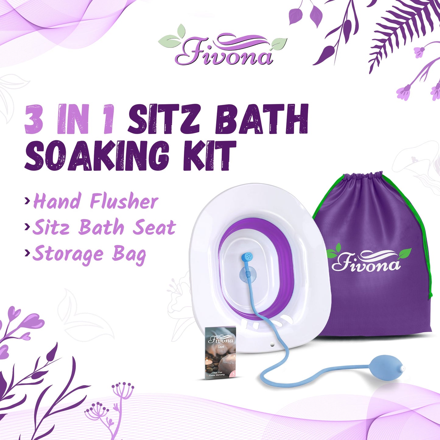 3 in 1 Sitz Bath Soaking Kit