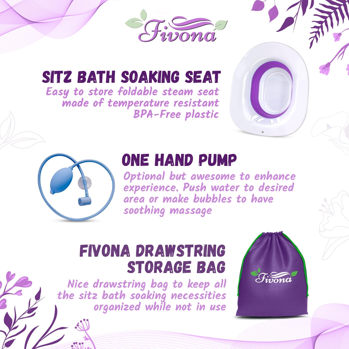 3 in 1 Sitz Bath Soaking Kit