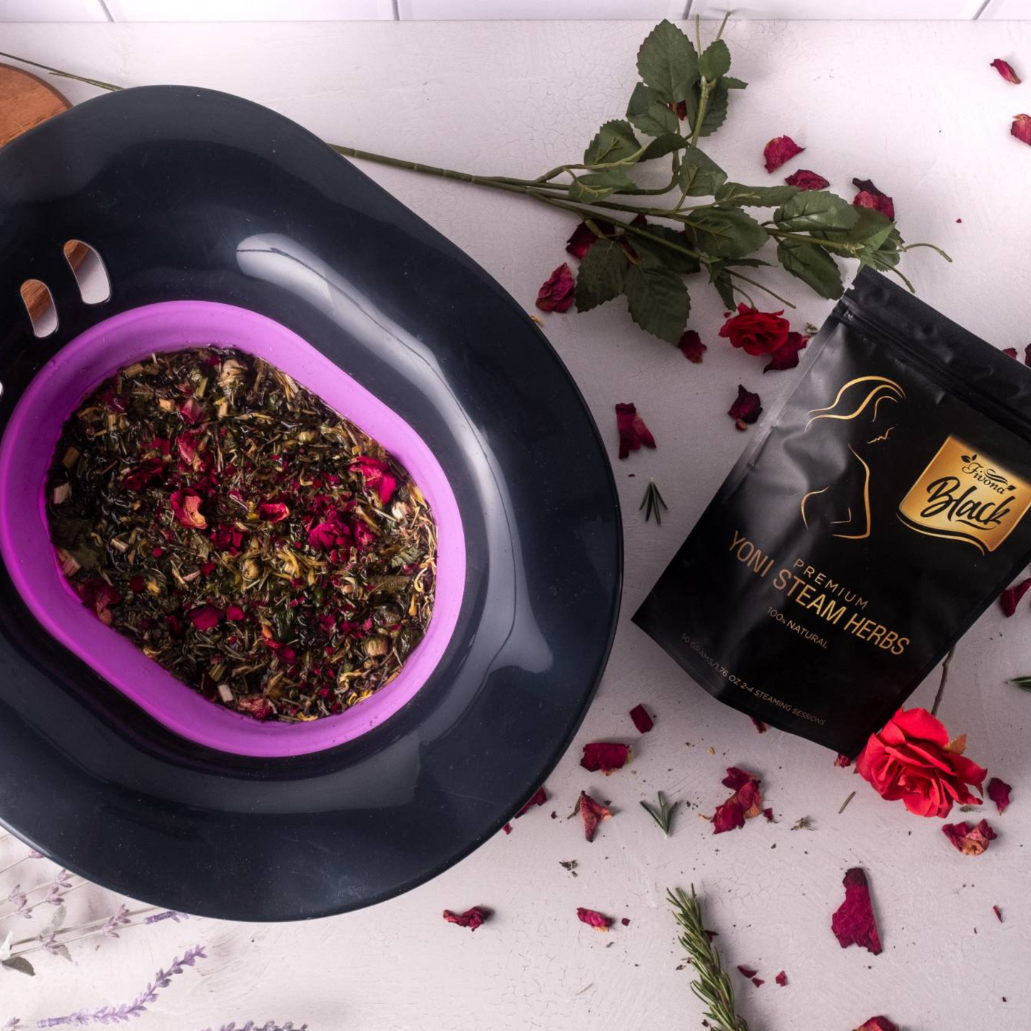 3 in 1 Yoni Steaming Kit | Premium Black Edition
