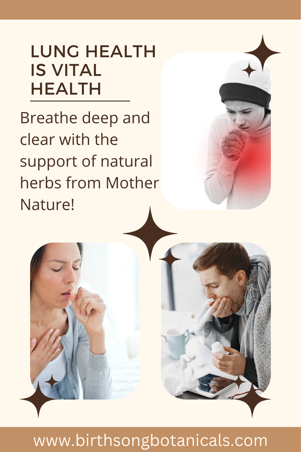Lung Support Herbal Tea for Bronchial Wellness, Respiratory and Immune Support for Clear Breathing* 3 oz.