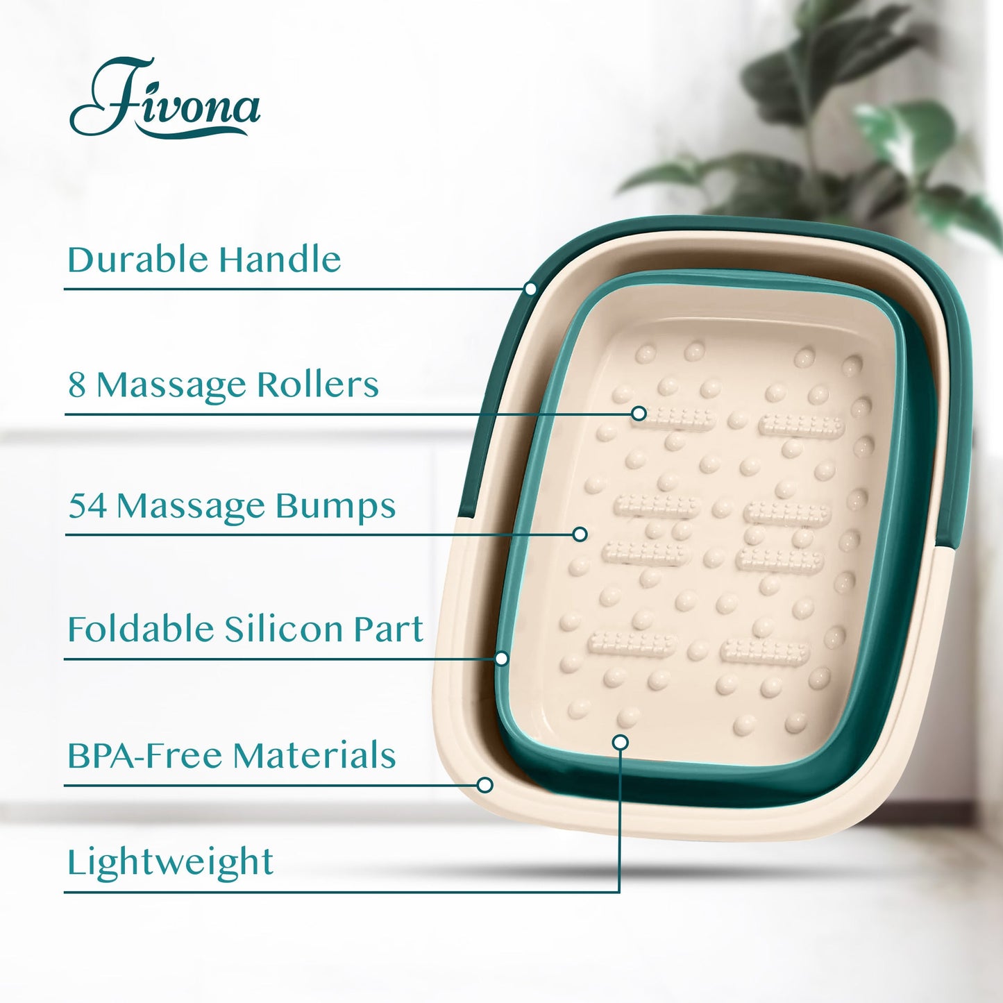 Collapsible Foot Soak Basin