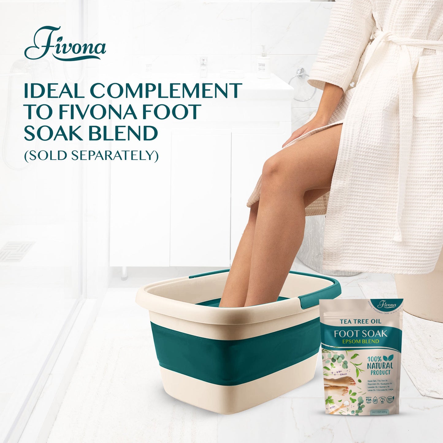 Collapsible Foot Soak Basin