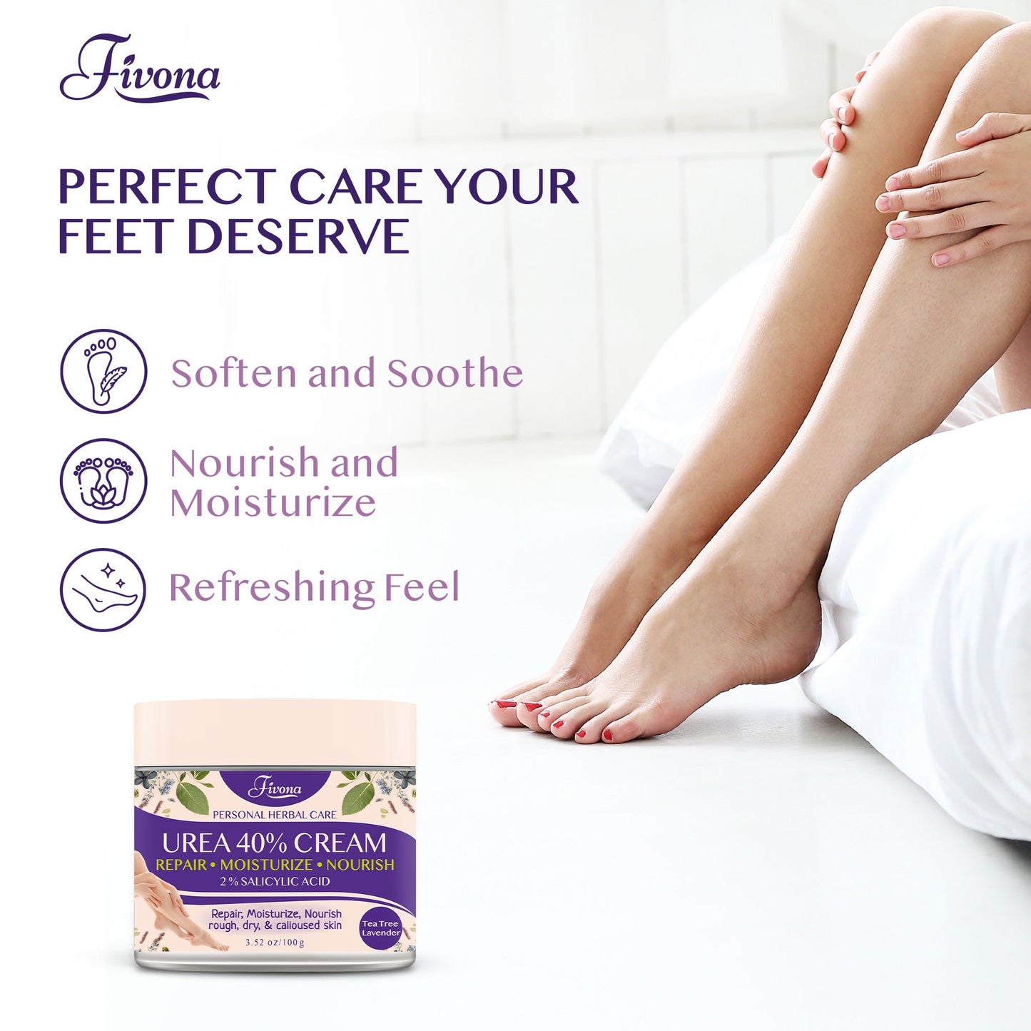 40% Urea Cream with Lavender