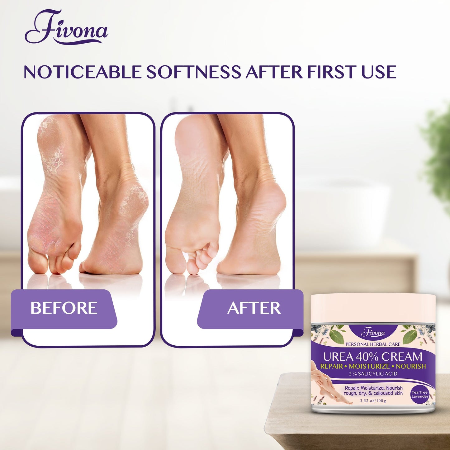40% Urea Cream with Lavender