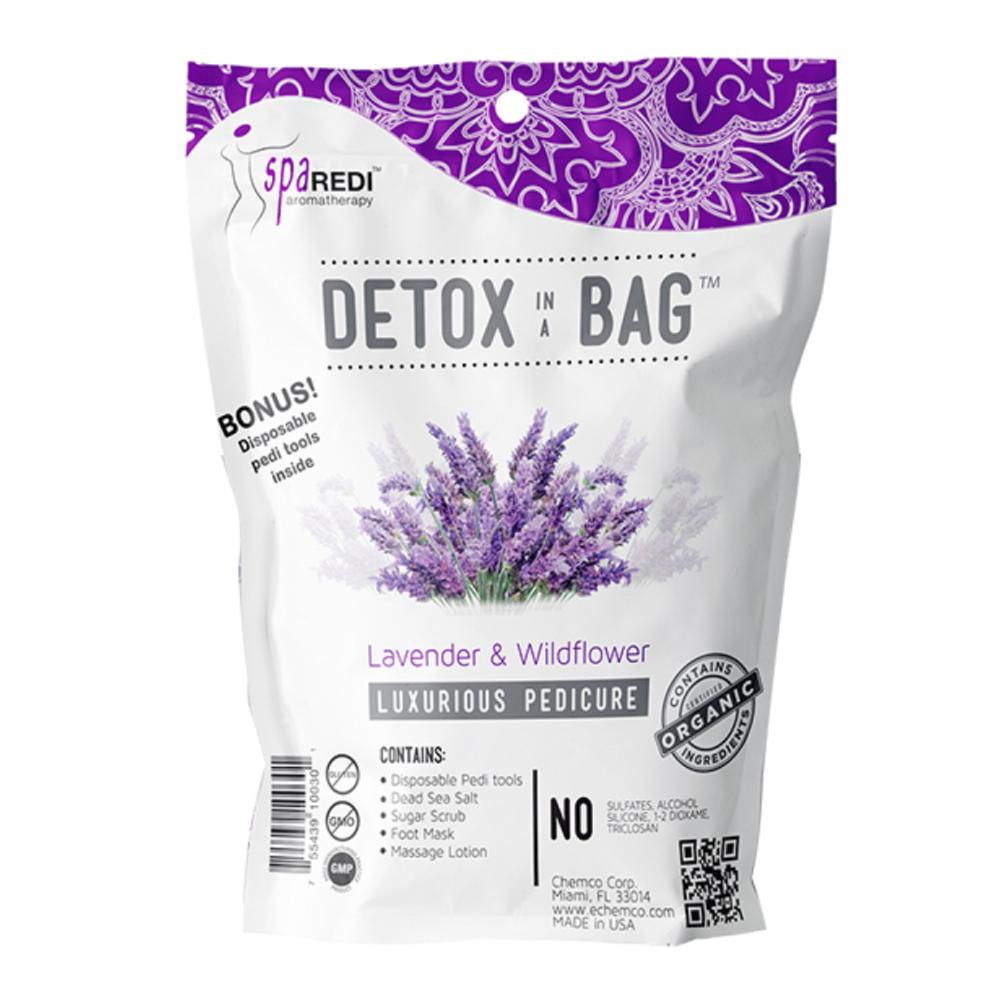 *Case (64 Kit) Luxury Detox Pedi In a Bag 4-Step System 0.7oz