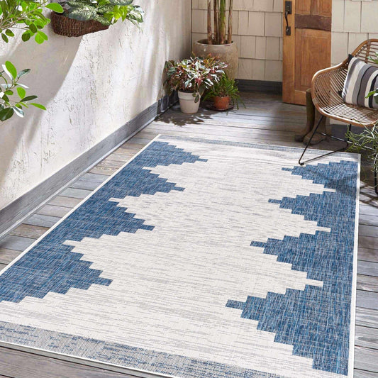 Djugun Navy Outdoor Rug - Promo