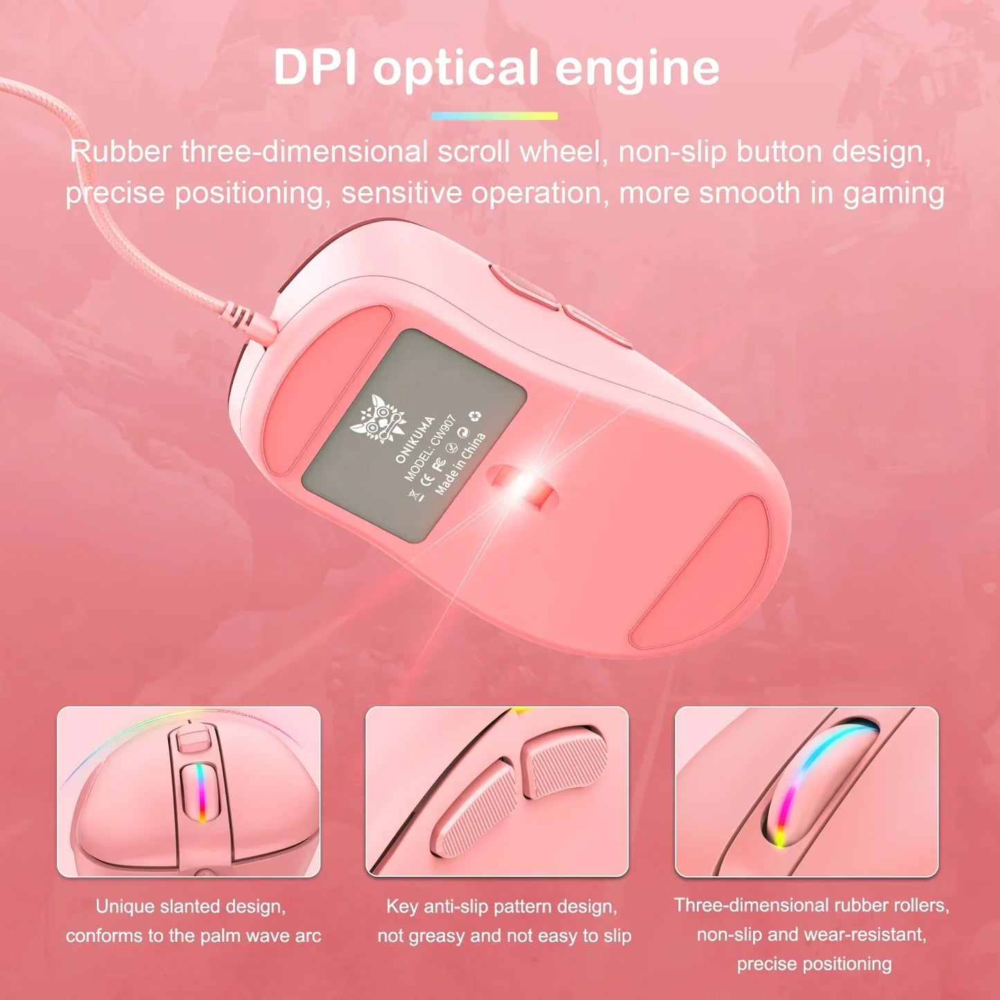 RGB Wired Gaming Mouse CW907
