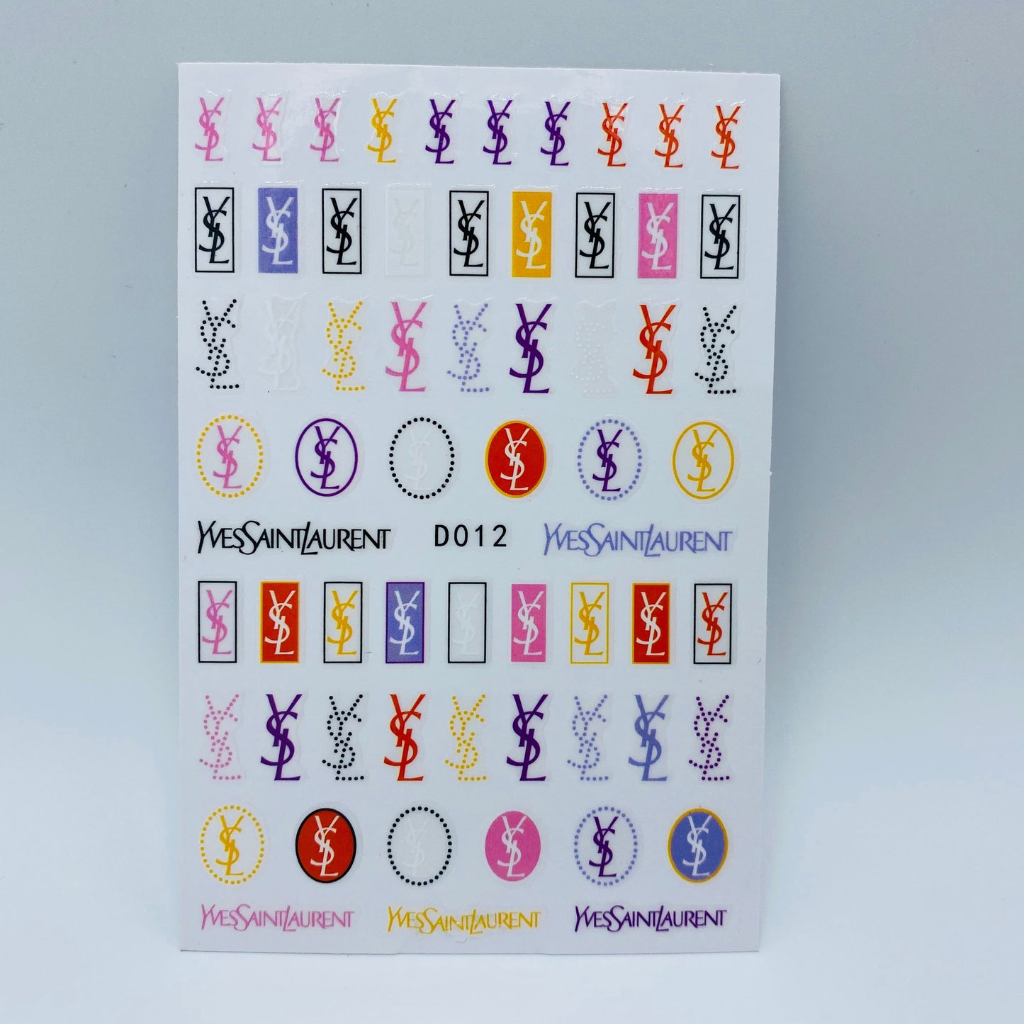 Decal Nail Sticker - D012