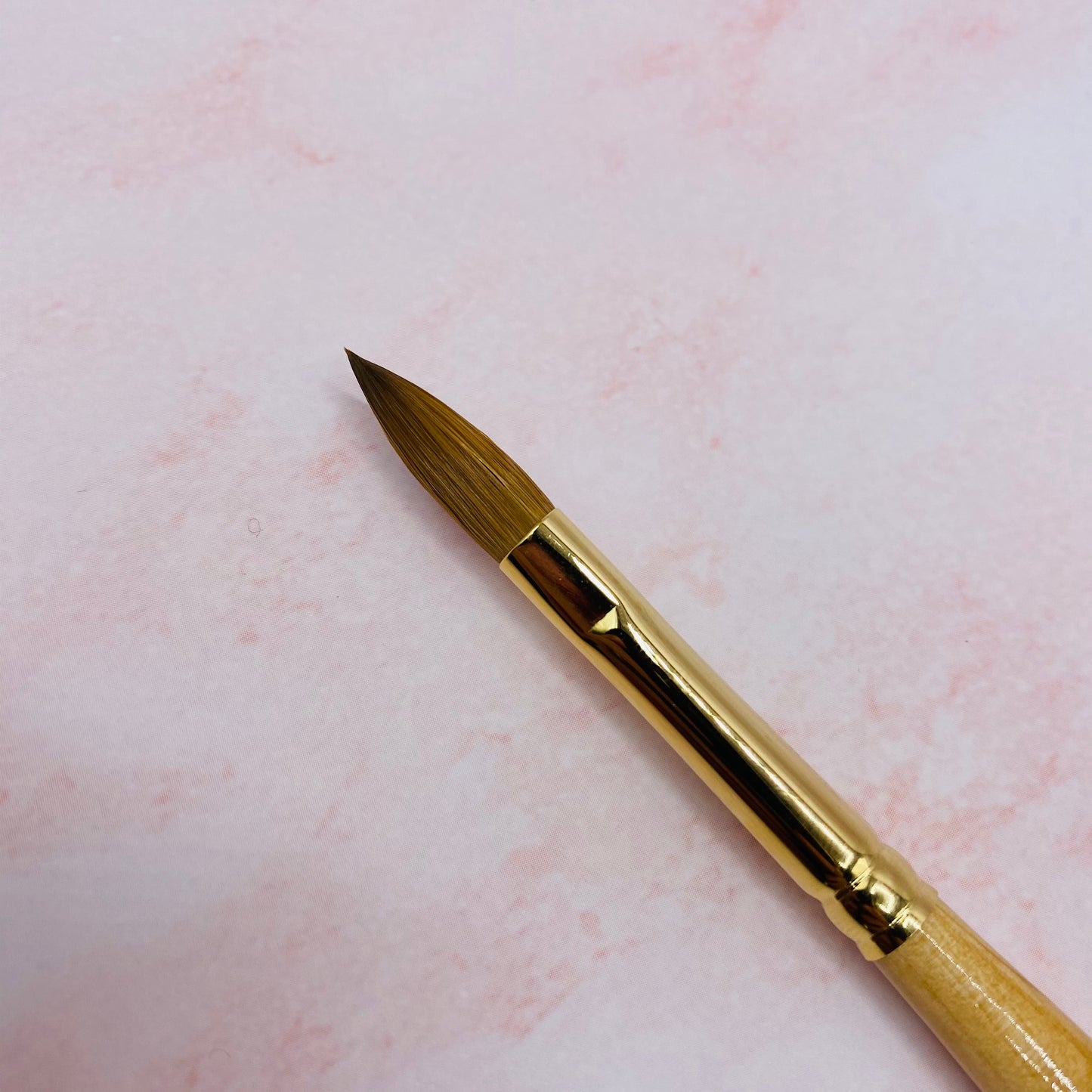 Oval Crimped Sable Brush #10 - 100% Kolinsky