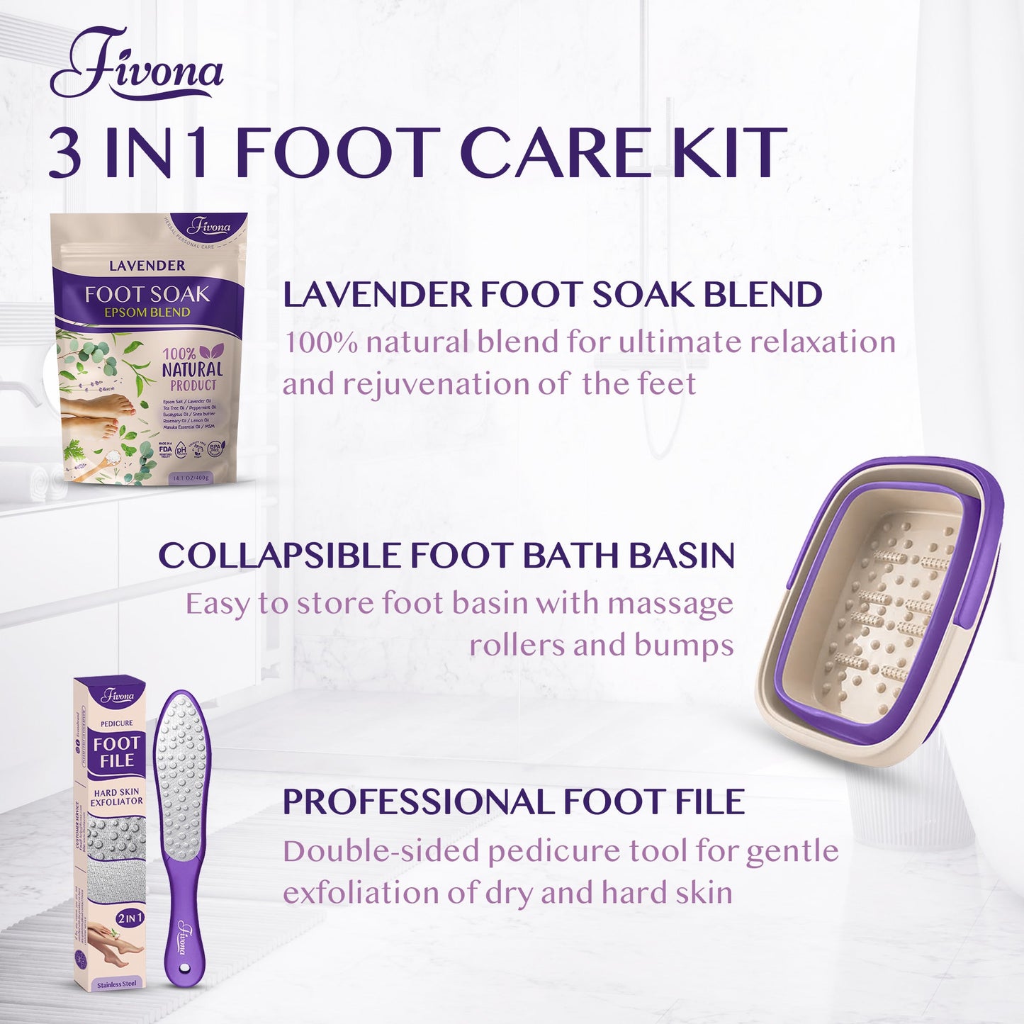 Foot Care Kit 3 in 1