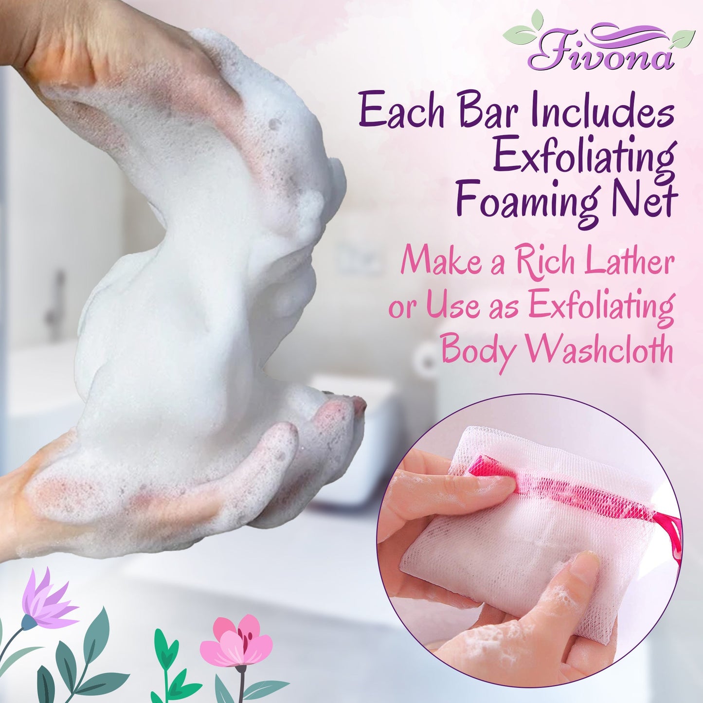 Gentle Yoni Soap | Pink Flower | 5.3oz