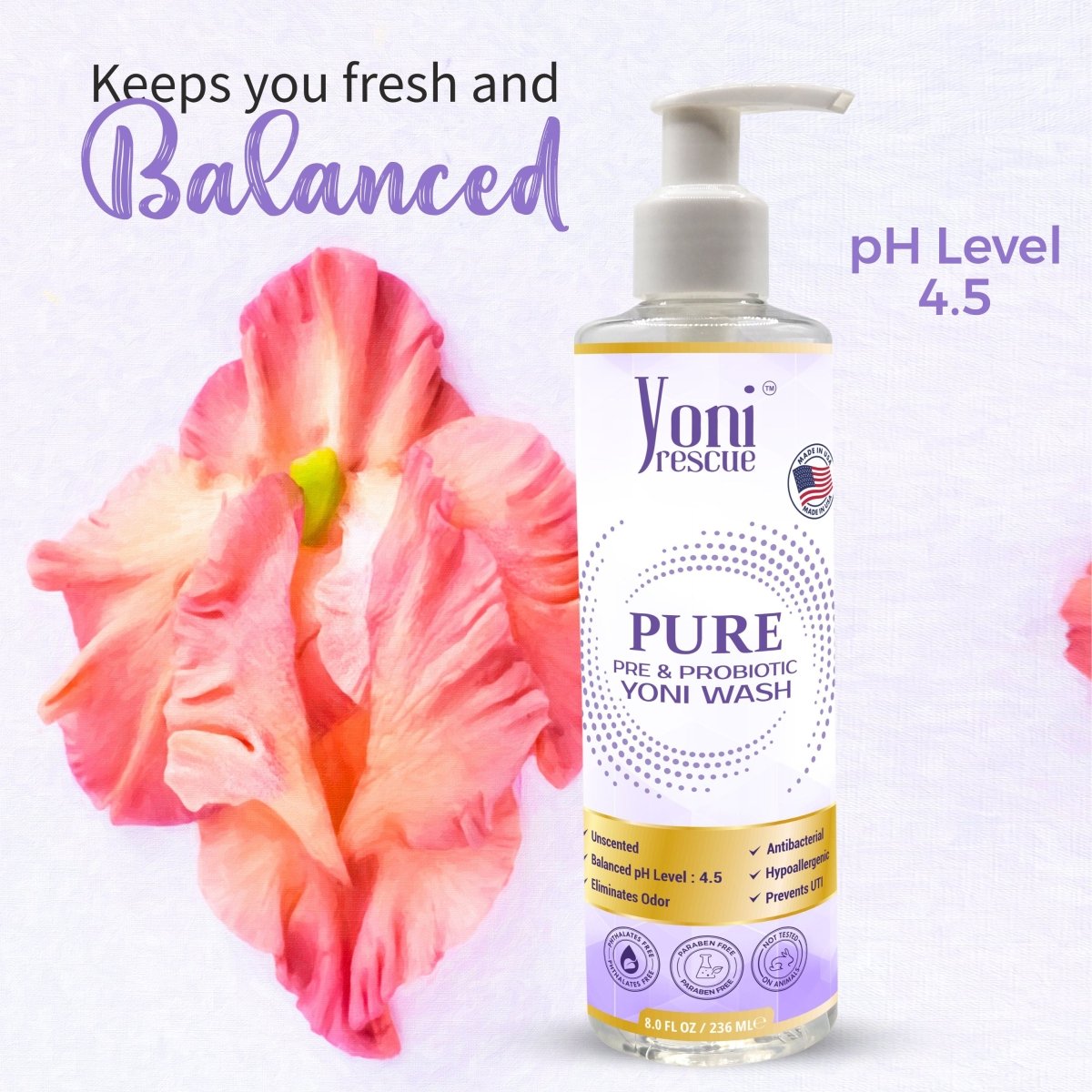 PURE - Yoni Wash + Probiotic