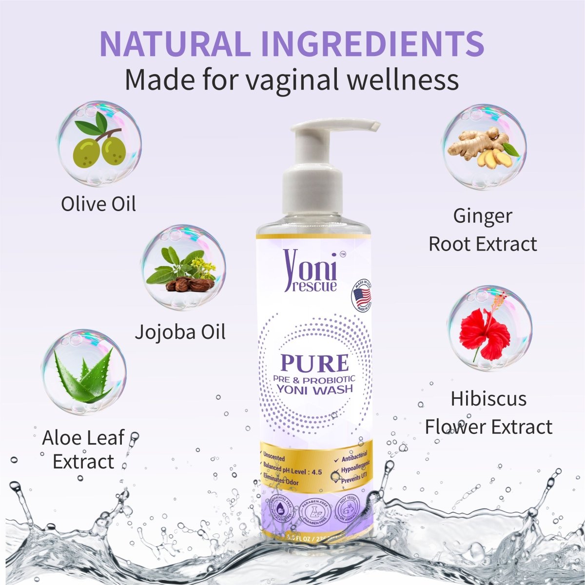 PURE - Yoni Wash + Probiotic