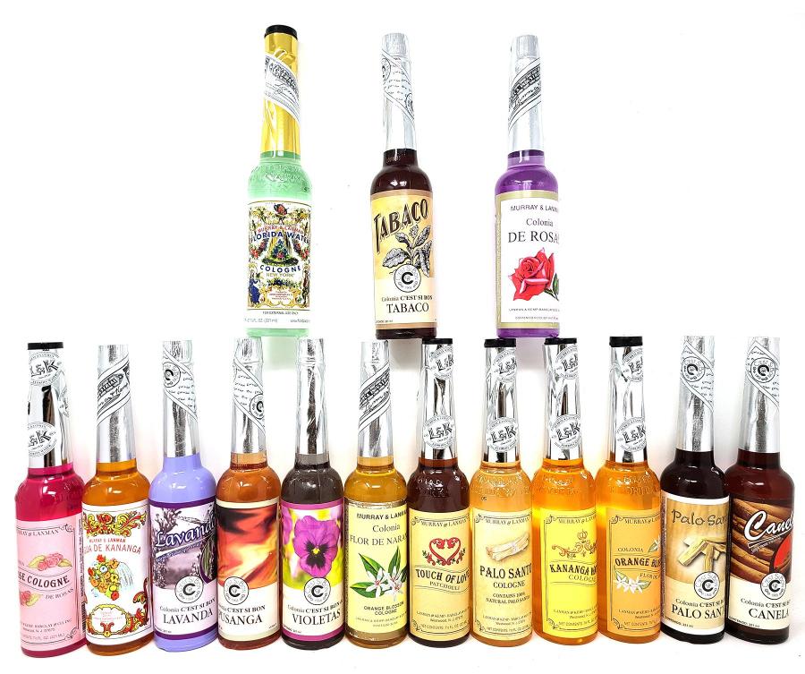 Florida Water Full Line Assortment Pack 7.5 oz (15 Bottle Pack)