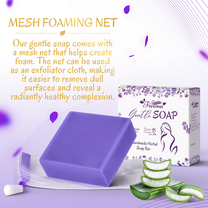 Gentle Yoni Soap | Purple Flower | 5.3oz