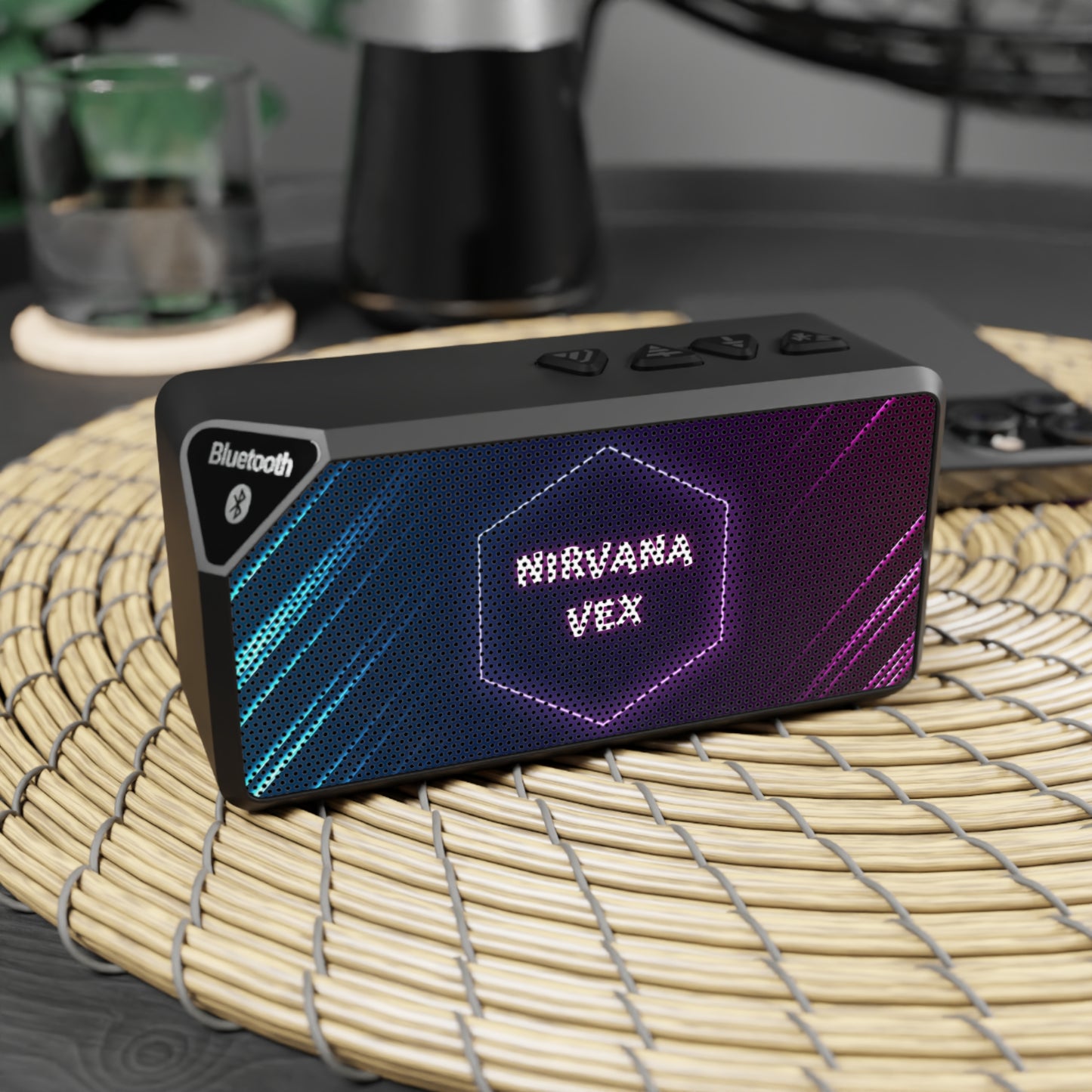 Wireless Bluetooth Speaker with RGB Lights