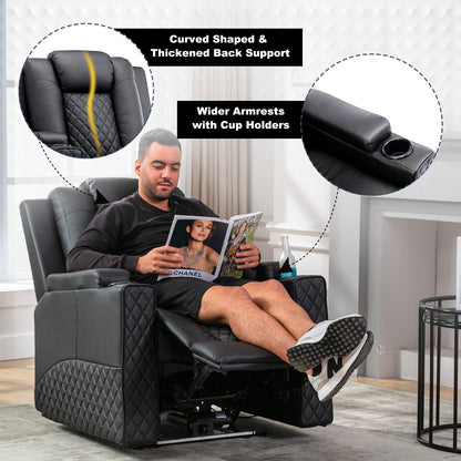 Massage Recliner with LED Lighting H7137