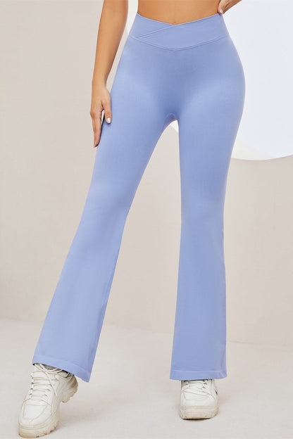 Blaire Sport Flare Crossover V Waist Yoga Leggings