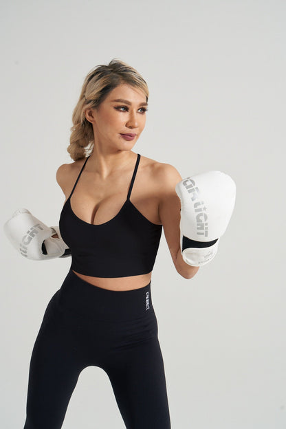 Blaire Sport Cross Back Ribbed Padded Sports Bra