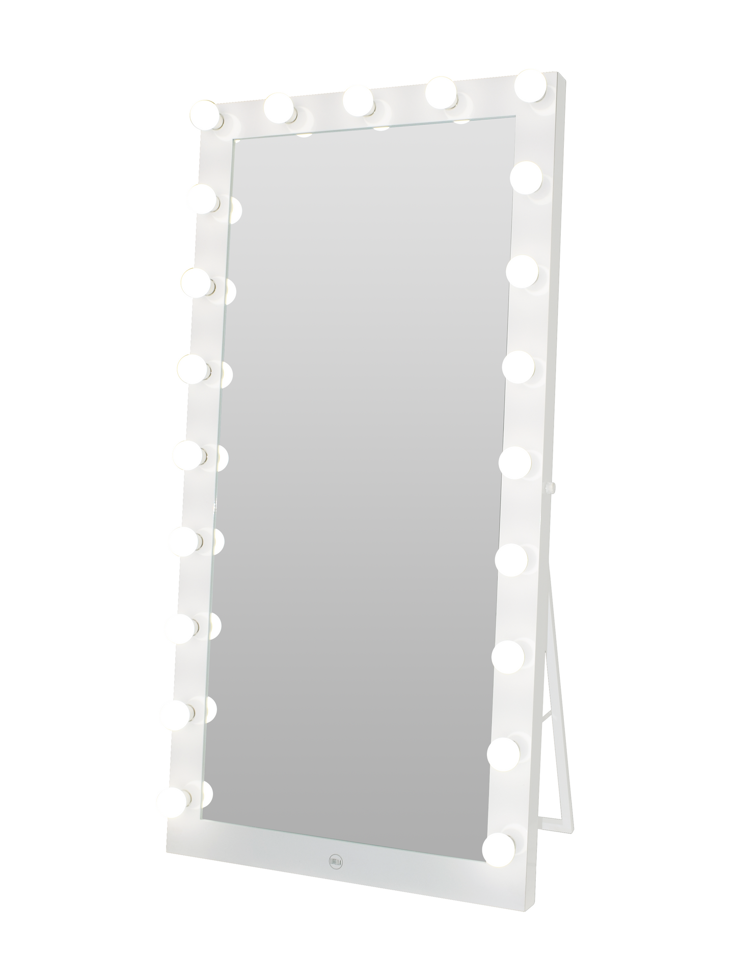 21 Bulb Standing Vanity Mirrors