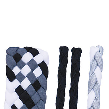 3 Pack Black In Between Variety Pack Headband | Pom Braid Hair Accessory