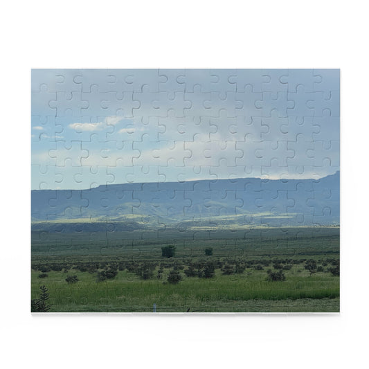 Serene Landscape Puzzle, 120-500 Piece Jigsaw, Nature Lover Gift, Relaxing Activity, Family Game Night, Vintage-Inspired Home Decor