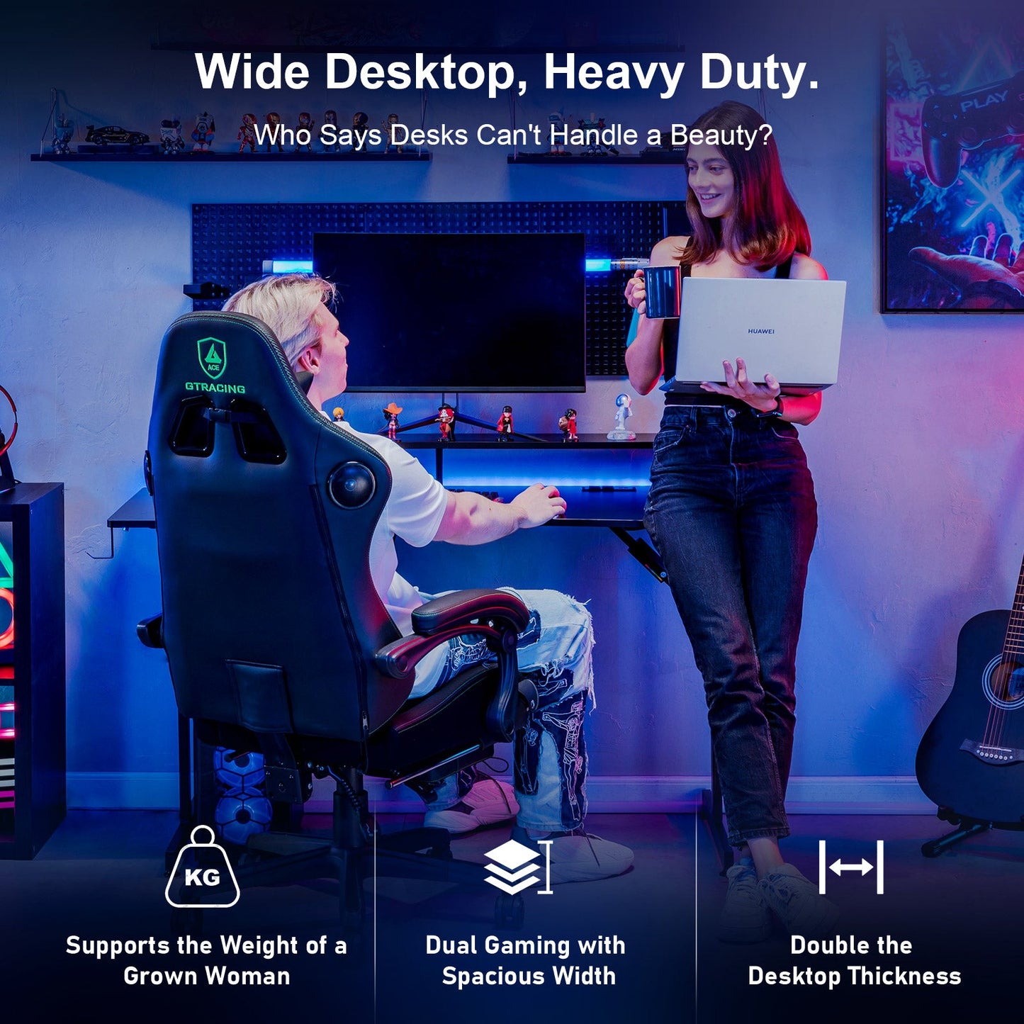 T -Shaped Series Gaming Desk GTP210