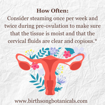 Yoni Steam for Fertility* Organic Herbal Vaginal Steaming Blend to Support Fertility and Womb Health, V Steam Herb, Vaginal and Uterine Care 3 oz.