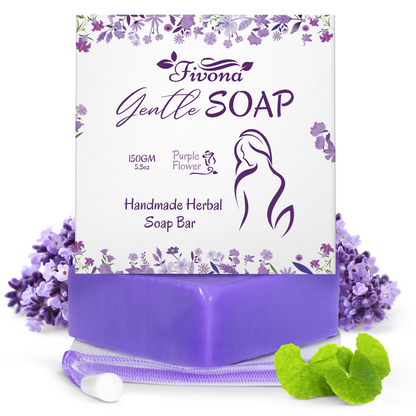 Gentle Yoni Soap | Purple Flower | 5.3oz