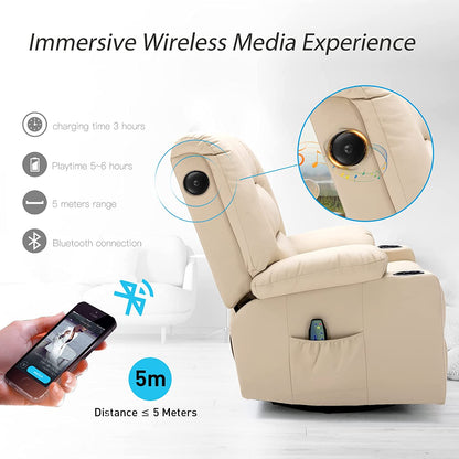 Massage Recliner Chair with Speaker H7237MP