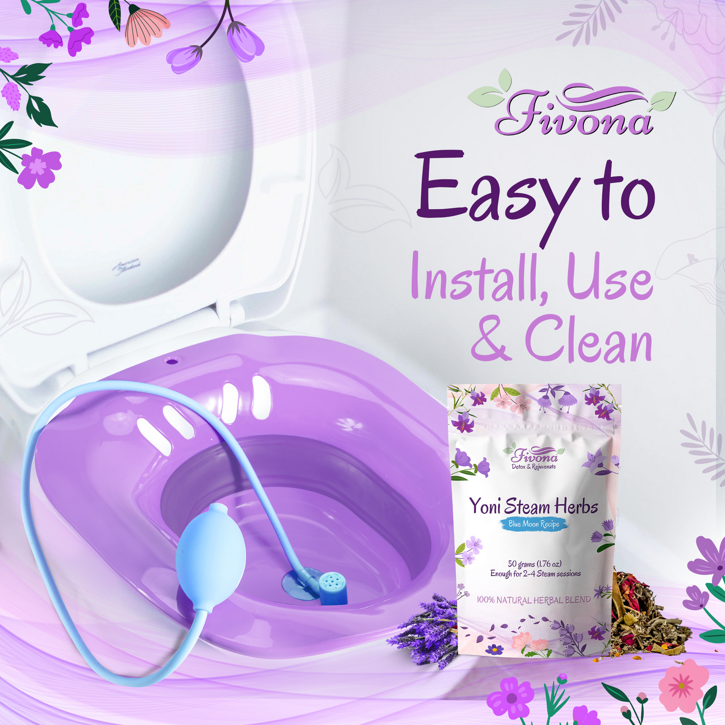 4 in 1 Yoni Steaming Kit