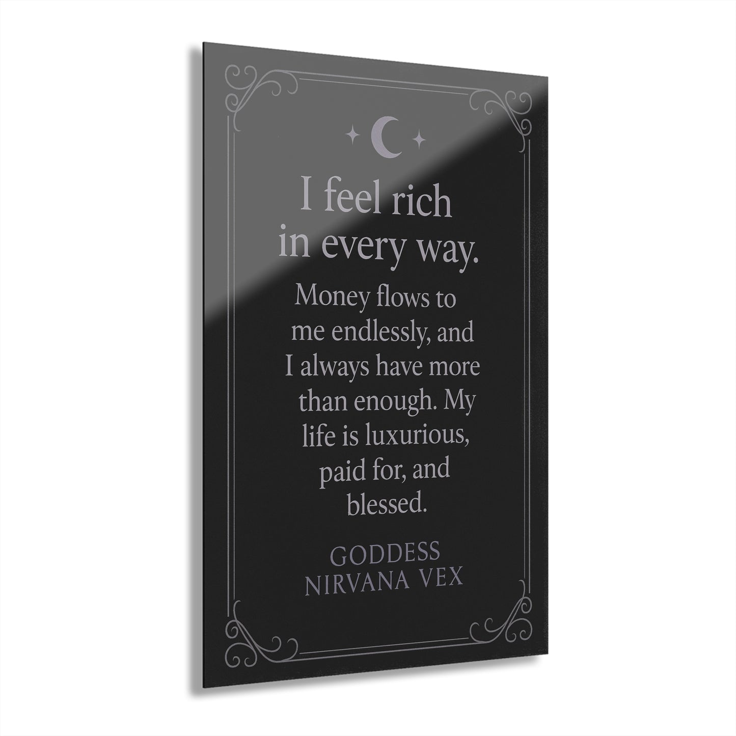 'I Feel Rich in Every Way' Acrylic Print