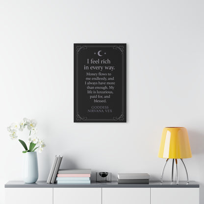 'I Feel Rich in Every Way' Acrylic Print