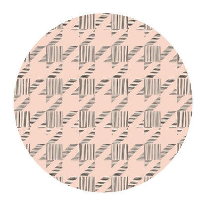 Achieve Ceramic Coaster Set | Set of 4 Floral & Houndstooth Design Beverage Coasters