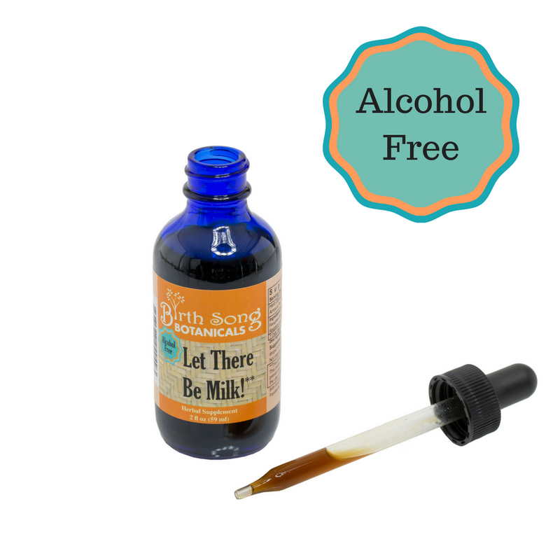Let There Be Milk! 2 oz. ALCOHOL FREE Herbal Breastfeeding Supplement and Lactation Support, Breastmilk Supply Booster*