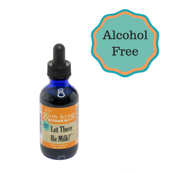 Let There Be Milk! 2 oz. ALCOHOL FREE Herbal Breastfeeding Supplement and Lactation Support, Breastmilk Supply Booster*