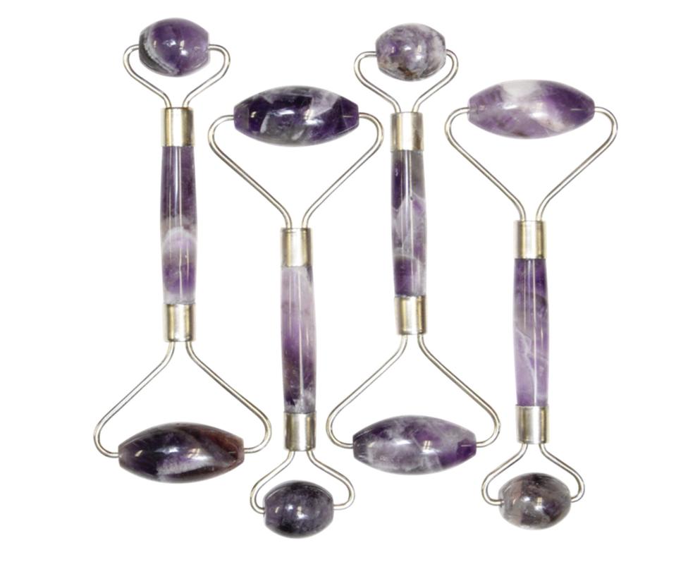 Amethyst Facial Roller Double Sided