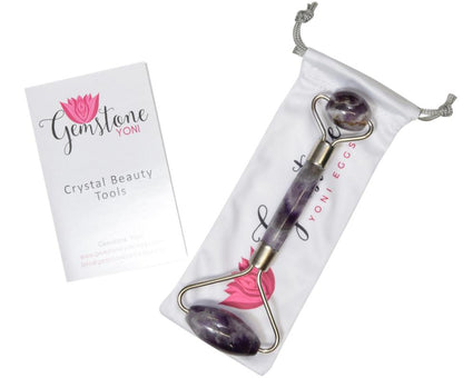 Amethyst Facial Roller Double Sided
