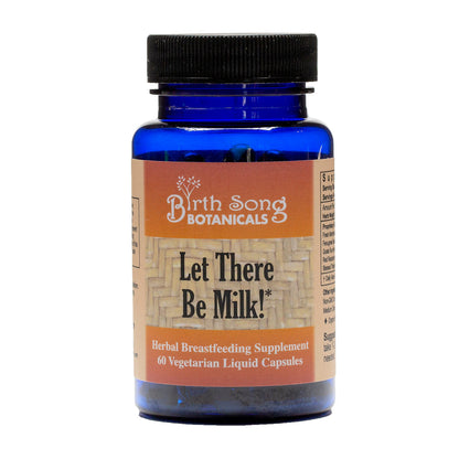 Let There Be Milk! Liquid Vegetarian Capsules Herbal Breastfeeding Supplement to Support Lactation and Breastmilk Supply* 60 Ct.
