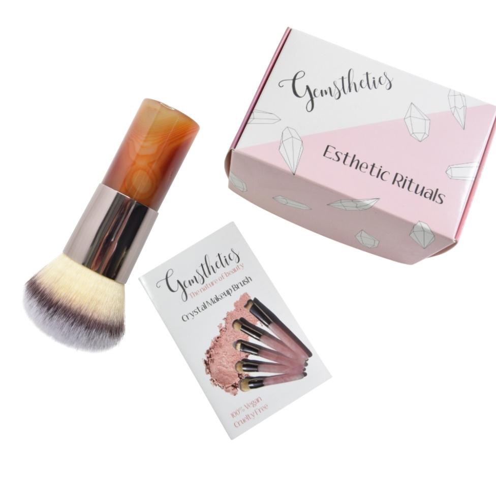 Carnelian Kabuki Makeup Brush